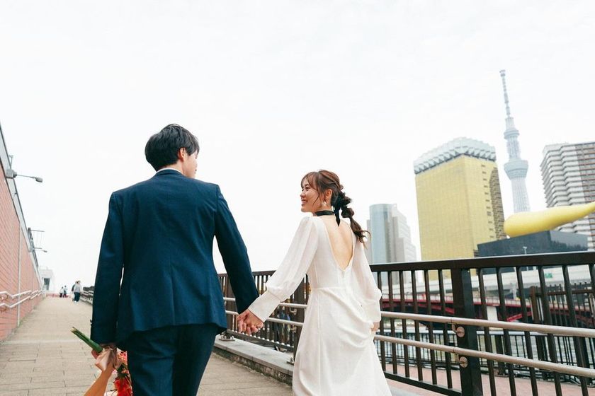 The classic Japanese attire, retro photos, and amusement parks🍡 "Asakusa Pre-Photoshoot" looks so fun! 👘⛩️にて紹介している画像