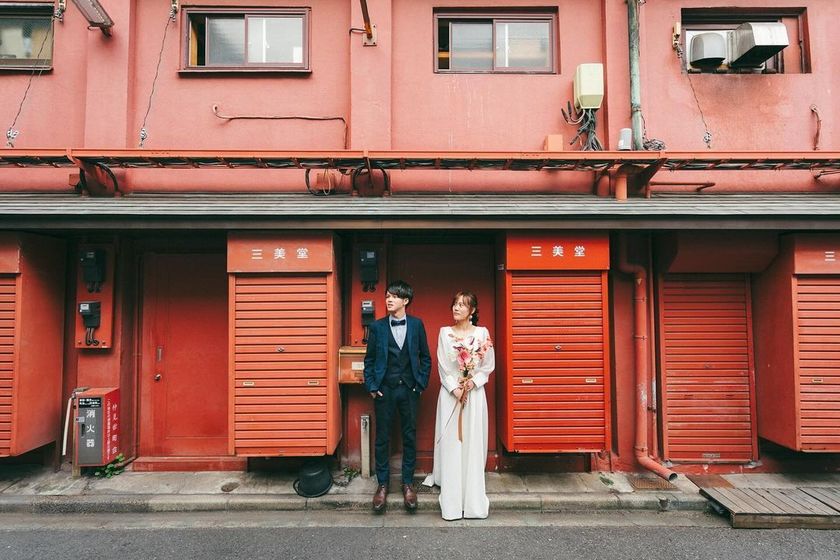 The classic Japanese attire, retro photos, and amusement parks🍡 "Asakusa Pre-Photoshoot" looks so fun! 👘⛩️にて紹介している画像