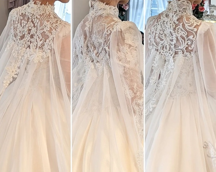 A Royal Wedding Feel ♡ 13 Beautiful and Luxurious "Mantle Dresses" Catalogにて紹介している画像