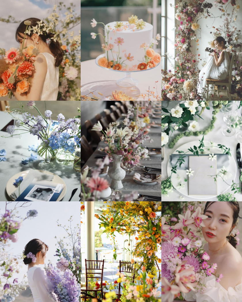 Recent Trends! Learn Table Arrangements Using "Stones and Rocks" from Stylish Florists 🪨🥝🍇🌼にて紹介している画像