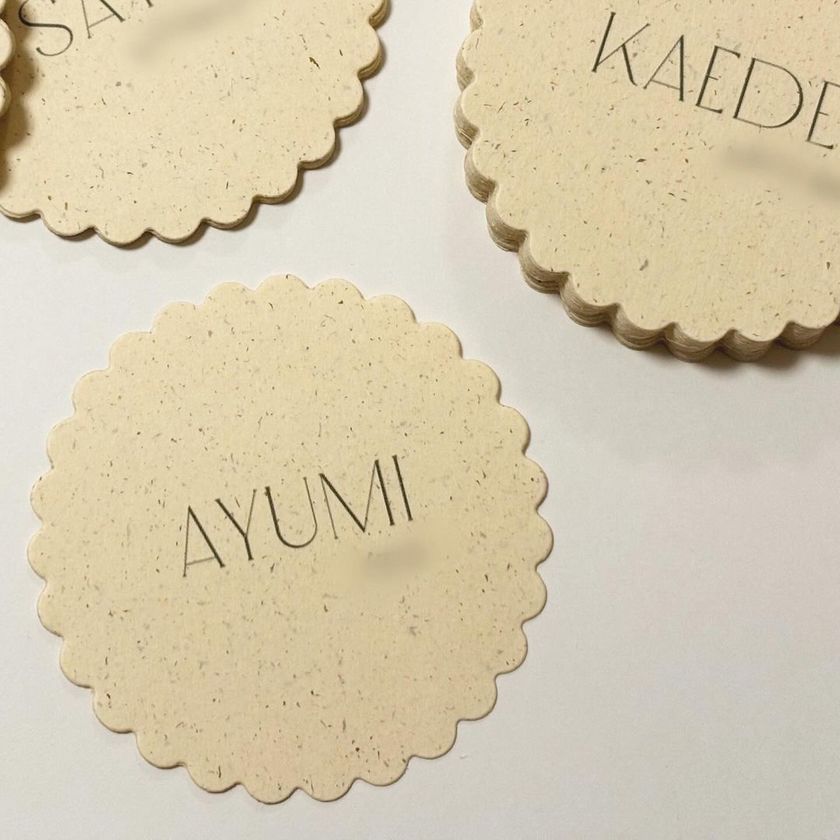 A神 item that allows you to easily create biscuit-shaped place cards! The BIG3 series of the Dekopp puncher is excellent🍪にて紹介している画像