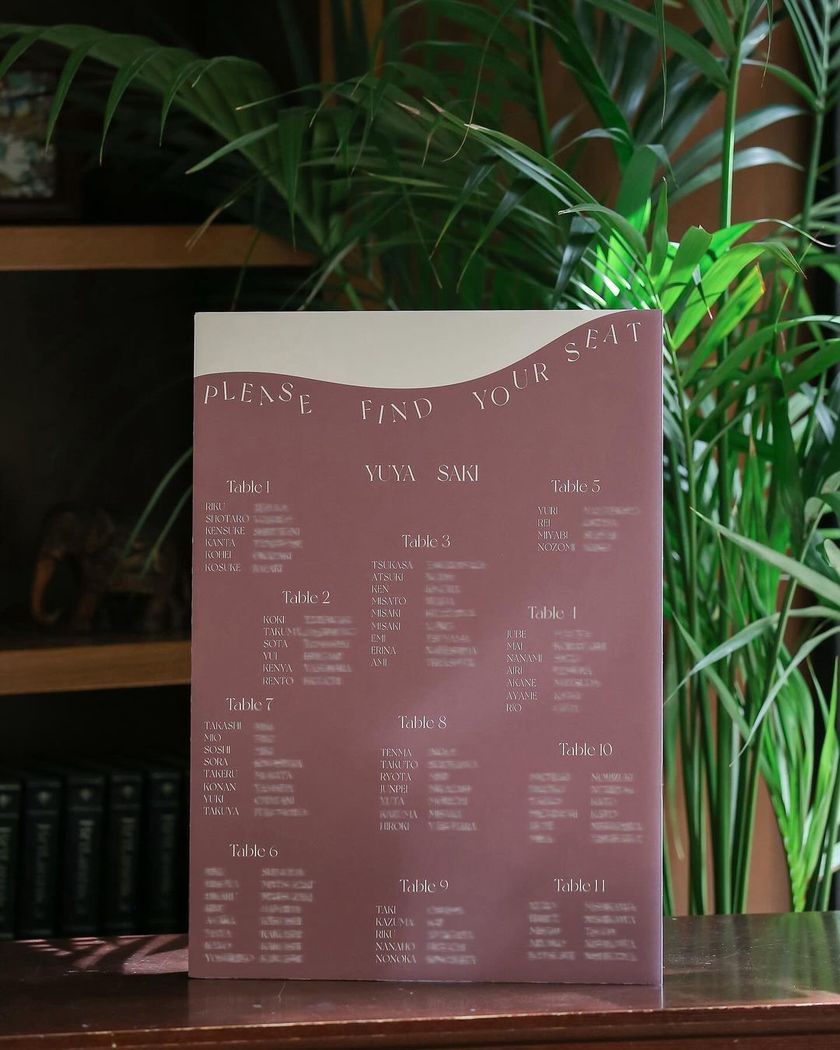 【Sample Photos 59】Stylish Welcome Space Created by Couples Who Recently Held Their Wedding 🌷🎀にて紹介している画像