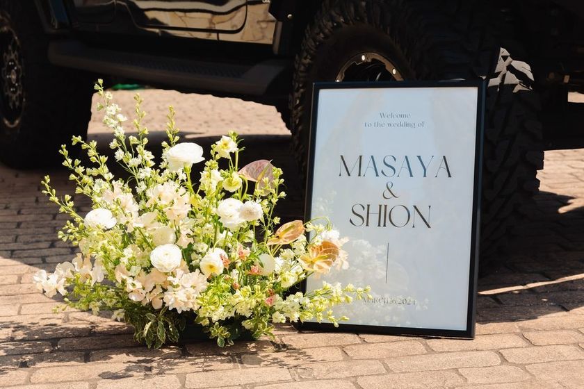 【Sample Photos 59】Stylish Welcome Space Created by Couples Who Recently Held Their Wedding 🌷🎀にて紹介している画像