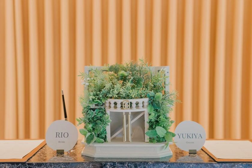 【Sample Photos 59】Stylish Welcome Space Created by Couples Who Recently Held Their Wedding 🌷🎀にて紹介している画像