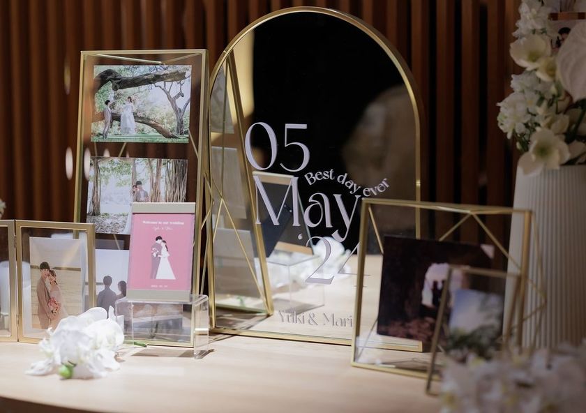 【Sample Photos 59】Stylish Welcome Space Created by Couples Who Recently Held Their Wedding 🌷🎀にて紹介している画像