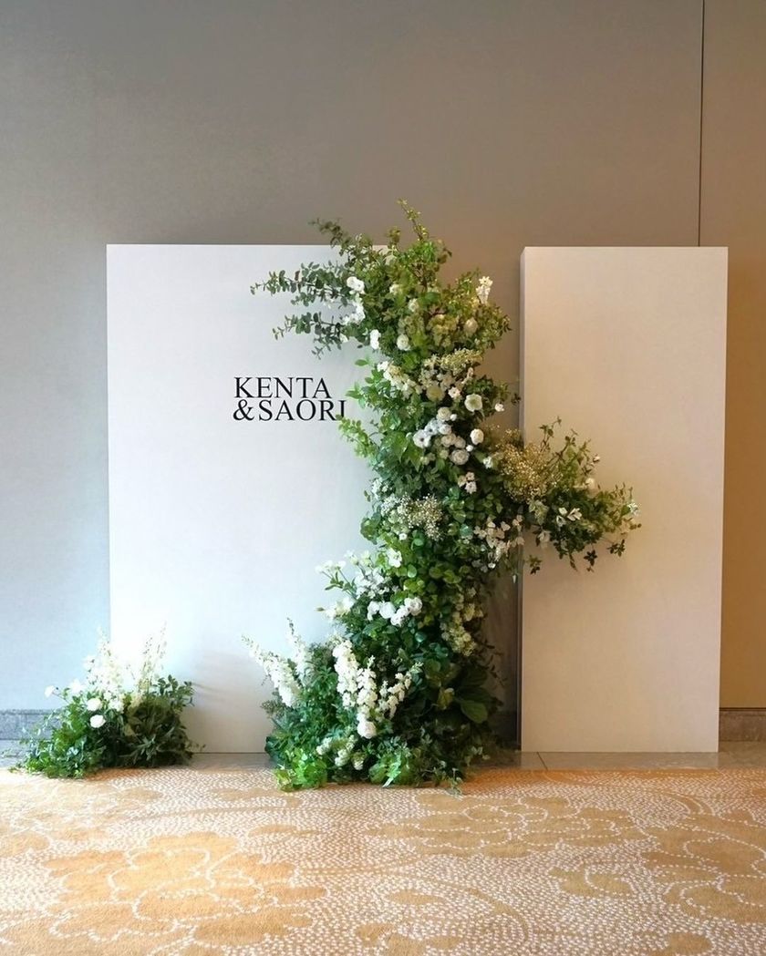 【Sample Photos 59】Stylish Welcome Space Created by Couples Who Recently Held Their Wedding 🌷🎀にて紹介している画像