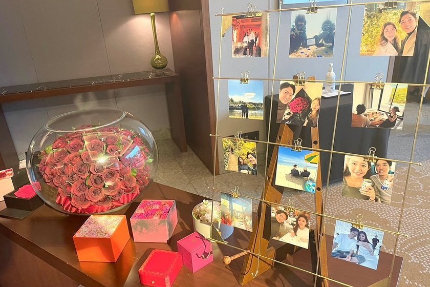 【Sample Photos 59】Stylish Welcome Space Created by Couples Who Recently Held Their Wedding 🌷🎀にて紹介している画像