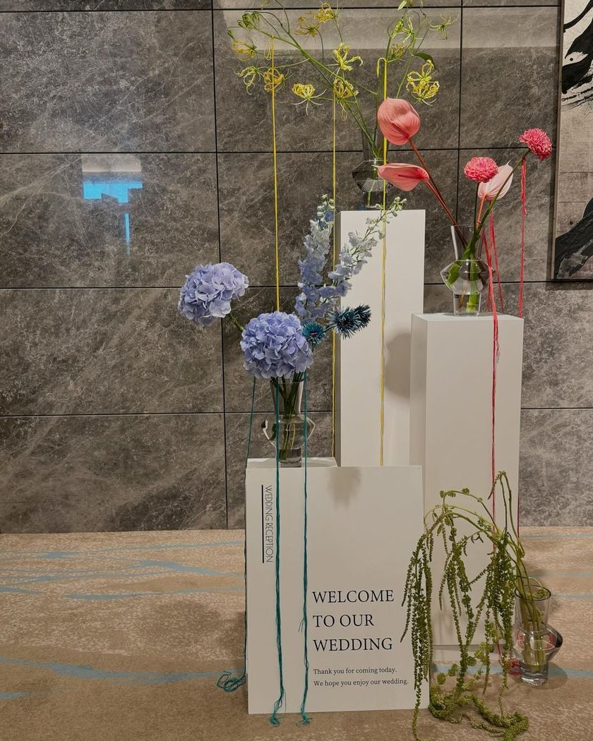 【Sample Photos 59】Stylish Welcome Space Created by Couples Who Recently Held Their Wedding 🌷🎀にて紹介している画像