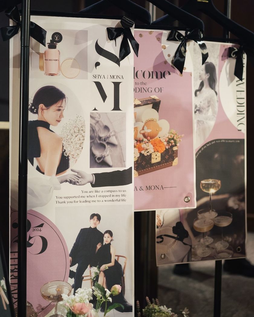 【Sample Photos 59】Stylish Welcome Space Created by Couples Who Recently Held Their Wedding 🌷🎀にて紹介している画像