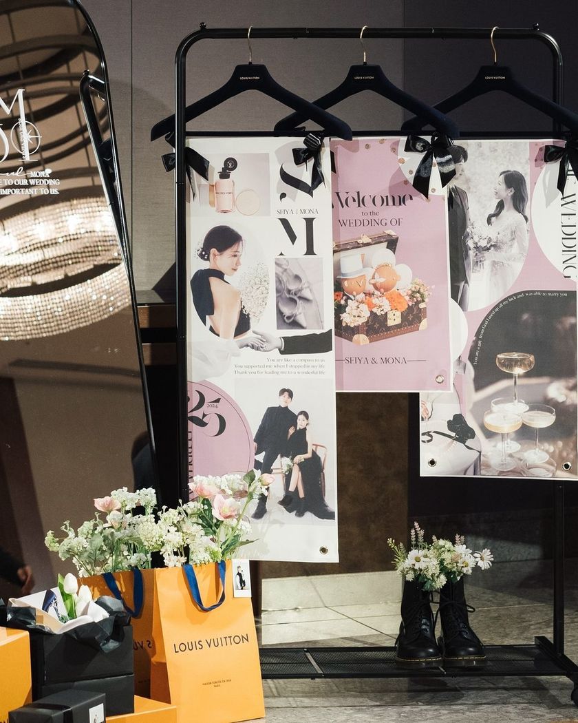 【Sample Photos 59】Stylish Welcome Space Created by Couples Who Recently Held Their Wedding 🌷🎀にて紹介している画像