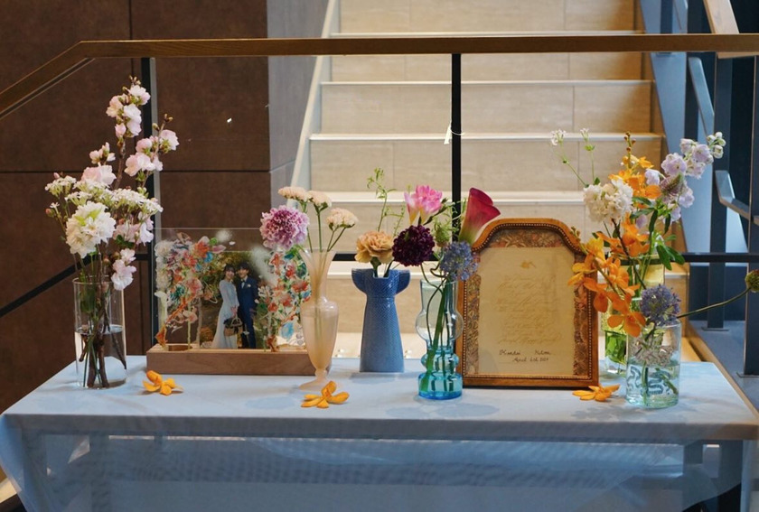 【Sample Photos 59】Stylish Welcome Space Created by Couples Who Recently Held Their Wedding 🌷🎀にて紹介している画像