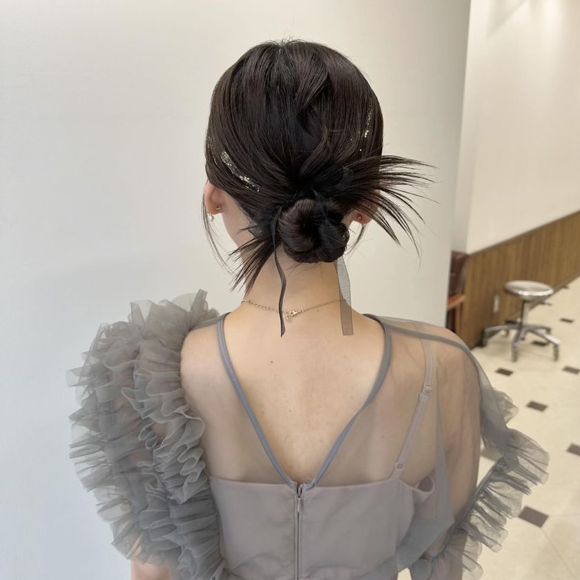 70 Latest Party Hair Arrangements for 2024 to Show Your Hairdresser♡にて紹介している画像