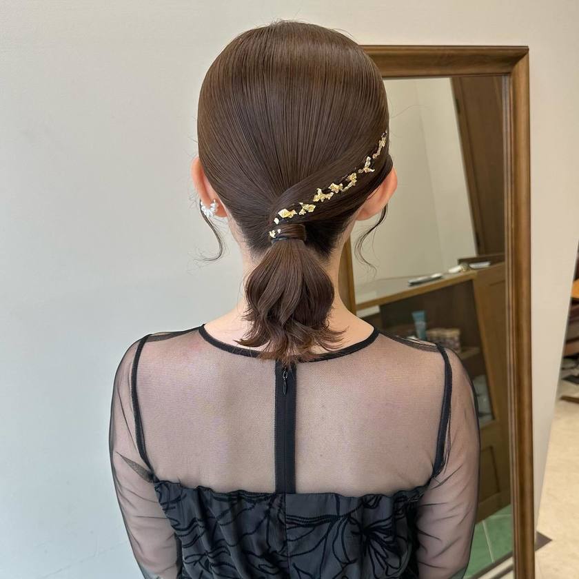 70 Latest Party Hair Arrangements for 2024 to Show Your Hairdresser♡にて紹介している画像