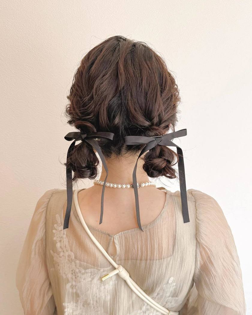 70 Latest Party Hair Arrangements for 2024 to Show Your Hairdresser♡にて紹介している画像