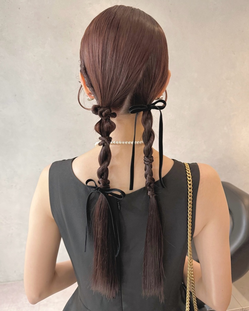 70 Latest Party Hair Arrangements for 2024 to Show Your Hairdresser♡にて紹介している画像