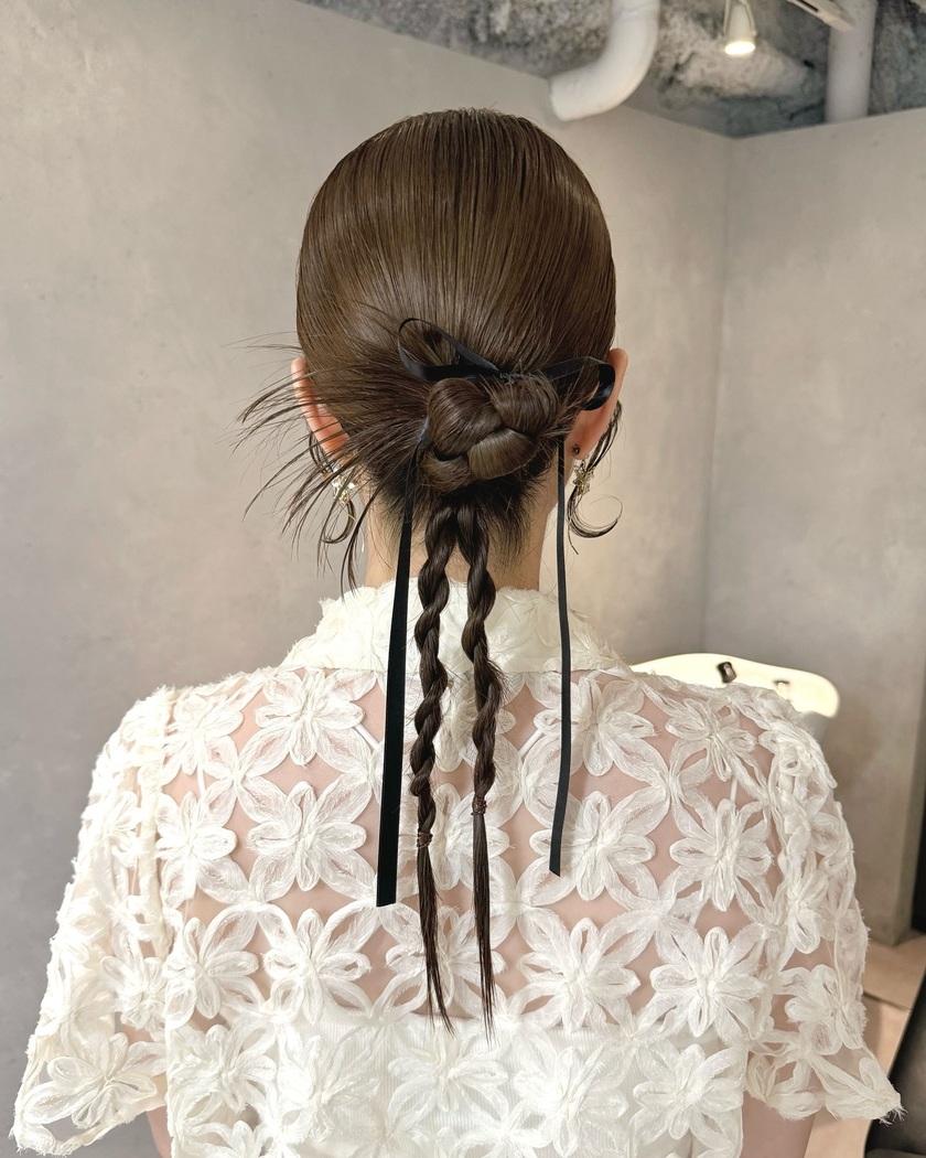 70 Latest Party Hair Arrangements for 2024 to Show Your Hairdresser♡にて紹介している画像