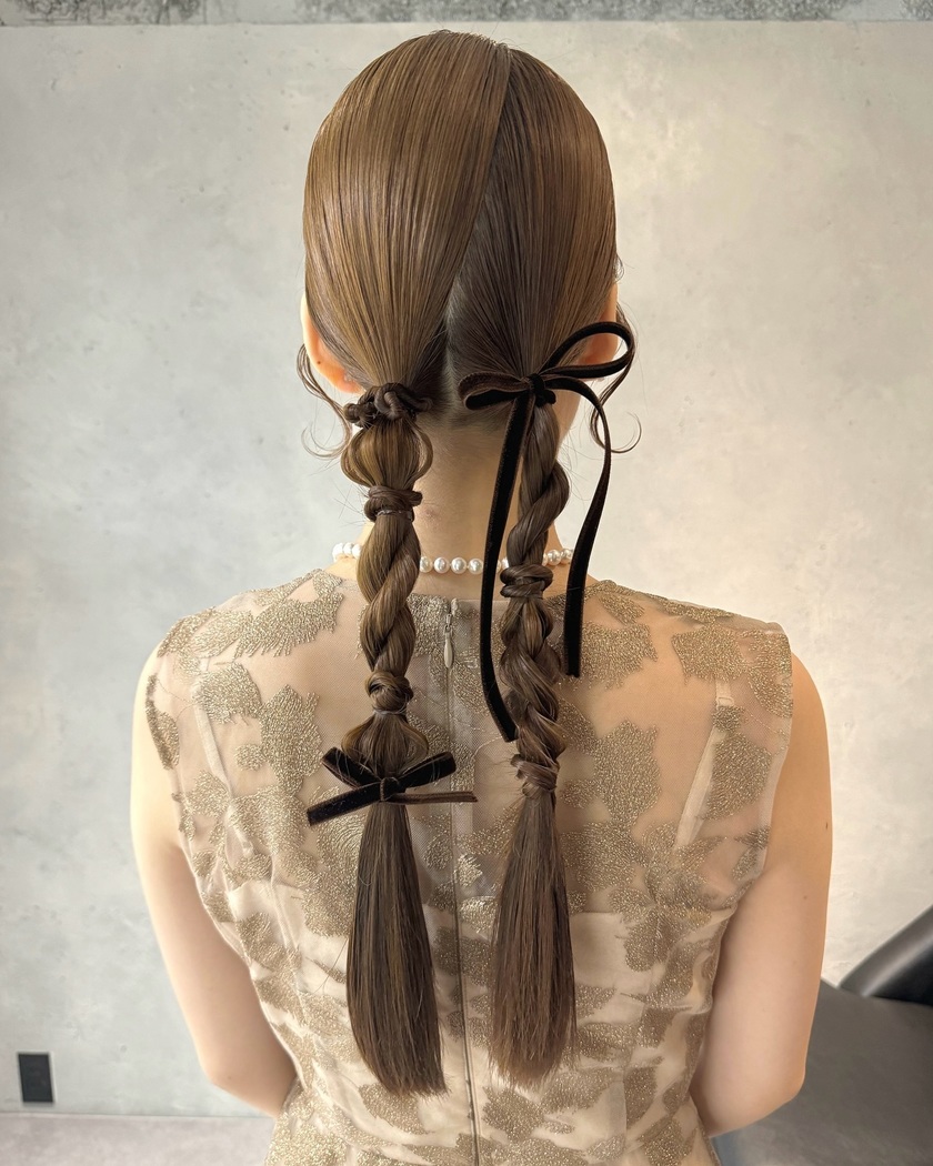 70 Latest Party Hair Arrangements for 2024 to Show Your Hairdresser♡にて紹介している画像