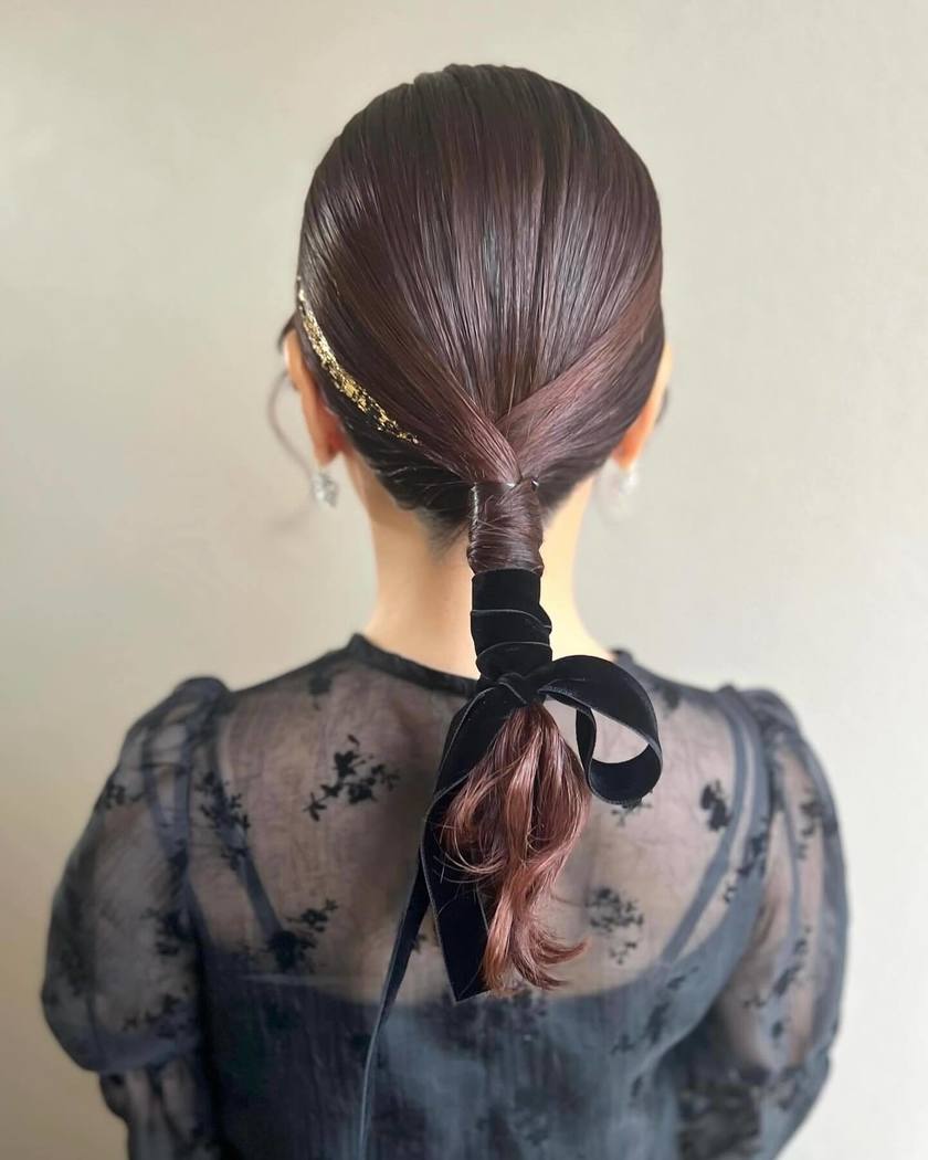 70 Latest Party Hair Arrangements for 2024 to Show Your Hairdresser♡にて紹介している画像