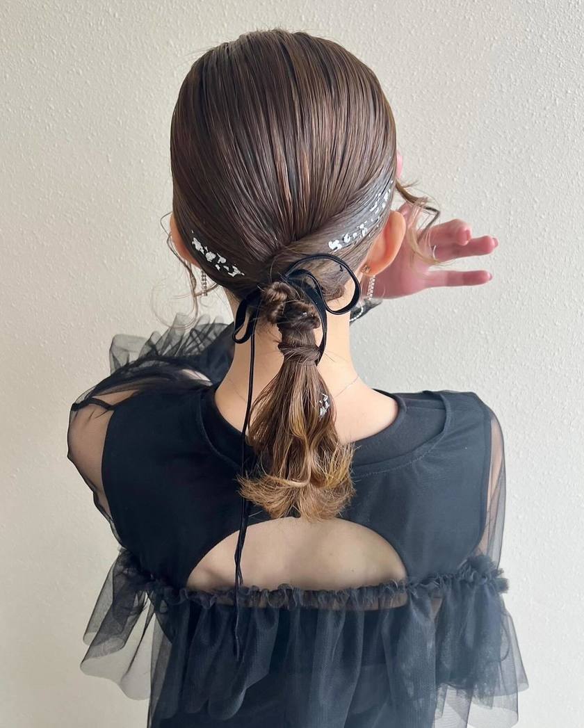 70 Latest Party Hair Arrangements for 2024 to Show Your Hairdresser♡にて紹介している画像