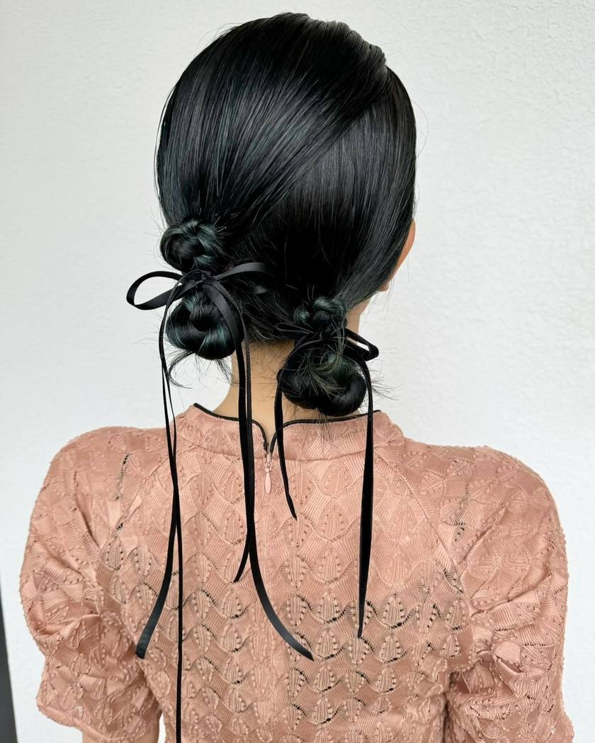 70 Latest Party Hair Arrangements for 2024 to Show Your Hairdresser♡にて紹介している画像