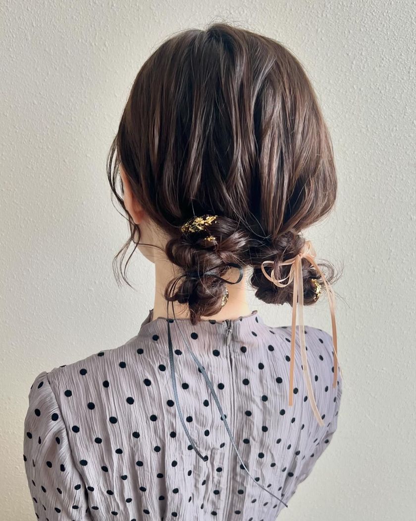 70 Latest Party Hair Arrangements for 2024 to Show Your Hairdresser♡にて紹介している画像