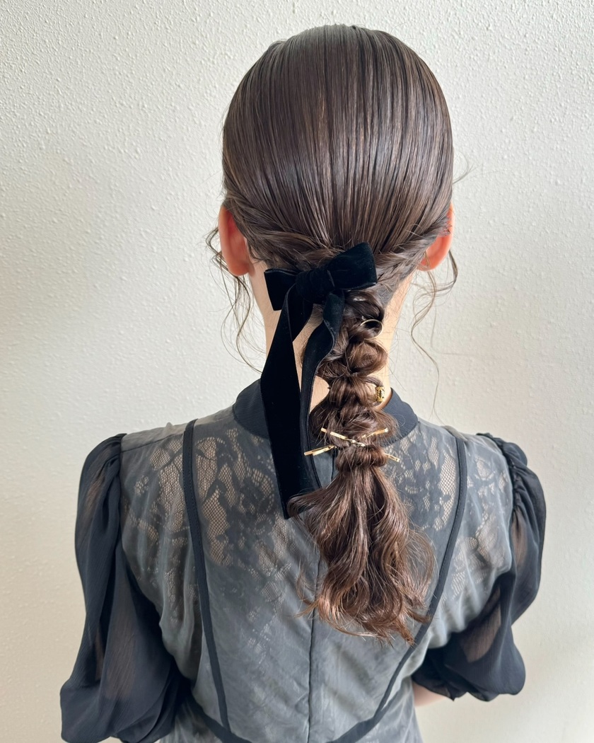 70 Latest Party Hair Arrangements for 2024 to Show Your Hairdresser♡にて紹介している画像