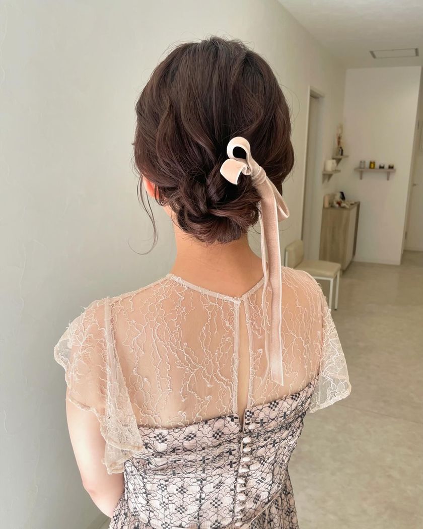 70 Latest Party Hair Arrangements for 2024 to Show Your Hairdresser♡にて紹介している画像