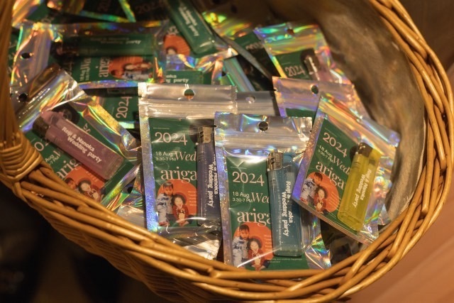 1つ200円以下で出来る!レトロPOPで可愛いプチギフト用オリジナルライターの作り方🕯🍬にて紹介している画像