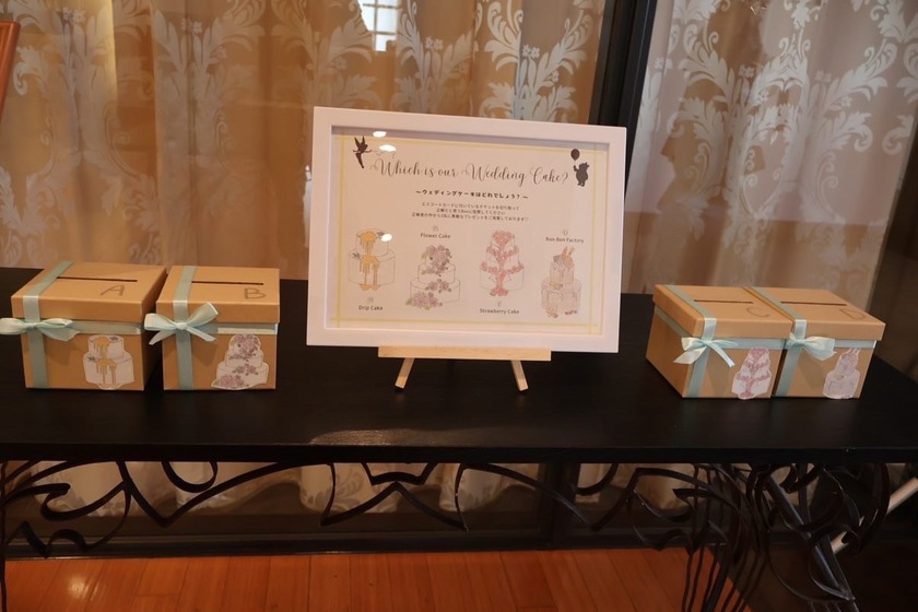 Instead of the dress color guessing game ♡ Wedding cake guessing quiz to try at the reception 🎂 [Materials/Template available]にて紹介している画像