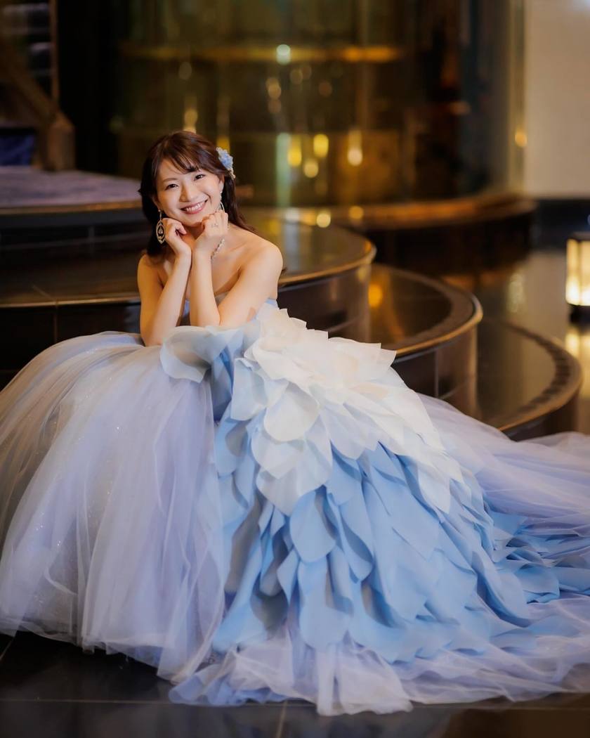 花嫁さんの着用写真もご紹介♡【KIYOKO HATA】の人気ドレス１１選にて紹介している画像