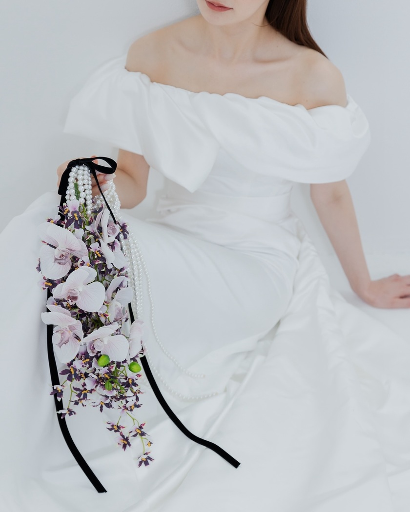 Slowly trending! 11 selections of the 【Pearl Bouquet】 design that skyrockets your sense of trend ♡にて紹介している画像