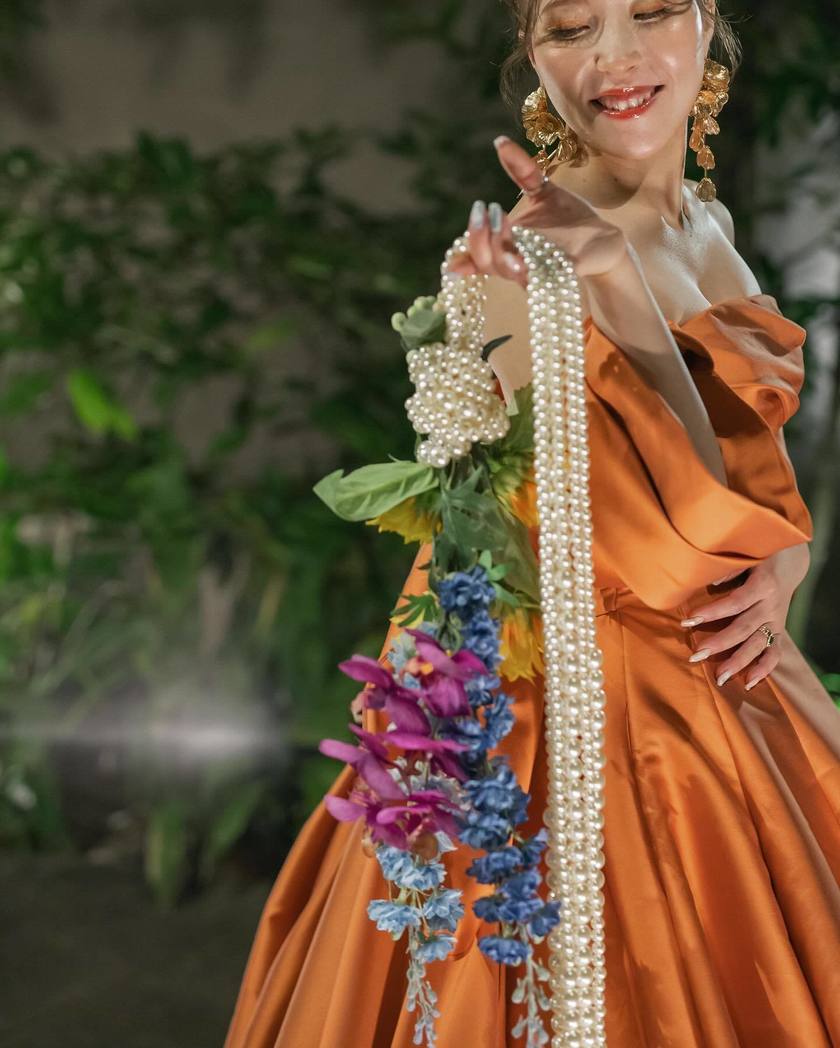 Slowly trending! 11 selections of the 【Pearl Bouquet】 design that skyrockets your sense of trend ♡にて紹介している画像