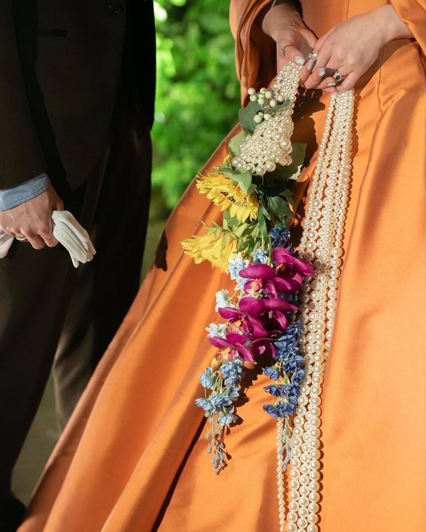 Slowly trending! 11 selections of the 【Pearl Bouquet】 design that skyrockets your sense of trend ♡にて紹介している画像