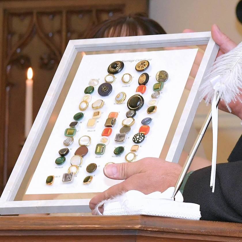 Recommended for antique lovers and fashion enthusiasts ♡ [Button Marriage Certificate] is Gem-like and Cuteにて紹介している画像