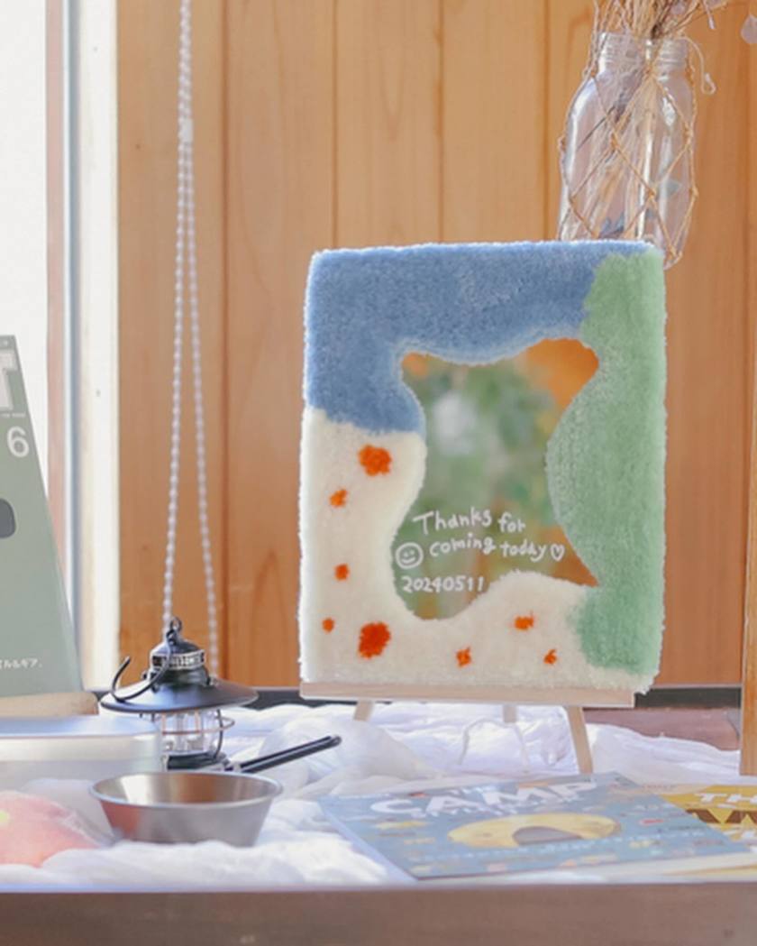 Check Prices and Locations! Trendy Tufting for Cute Welcome Boards 【Welcome Rugs】にて紹介している画像