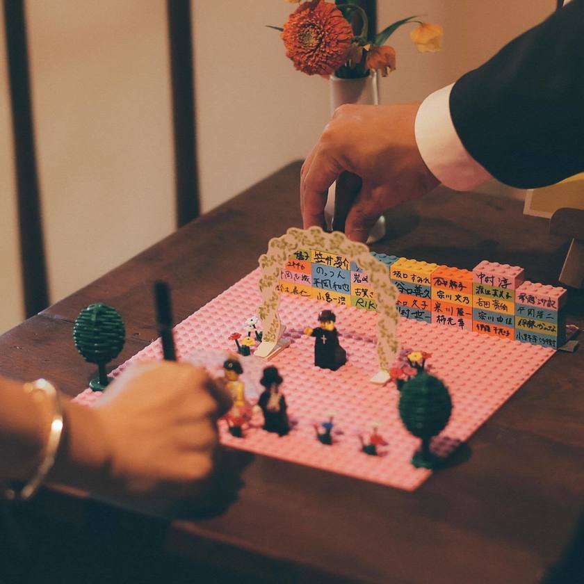 遊び心をくすぐられる💛可愛くて楽しいレゴの結婚証明書が素敵💙にて紹介している画像