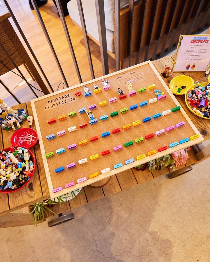 遊び心をくすぐられる💛可愛くて楽しいレゴの結婚証明書が素敵💙にて紹介している画像