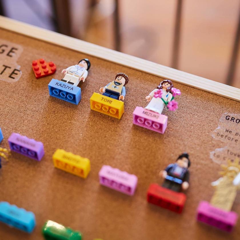 遊び心をくすぐられる💛可愛くて楽しいレゴの結婚証明書が素敵💙にて紹介している画像