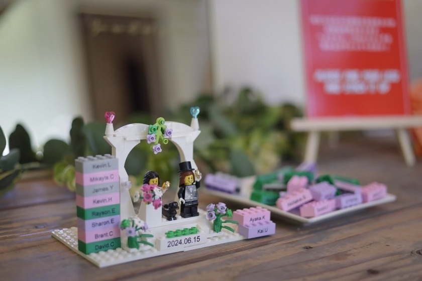 遊び心をくすぐられる💛可愛くて楽しいレゴの結婚証明書が素敵💙にて紹介している画像
