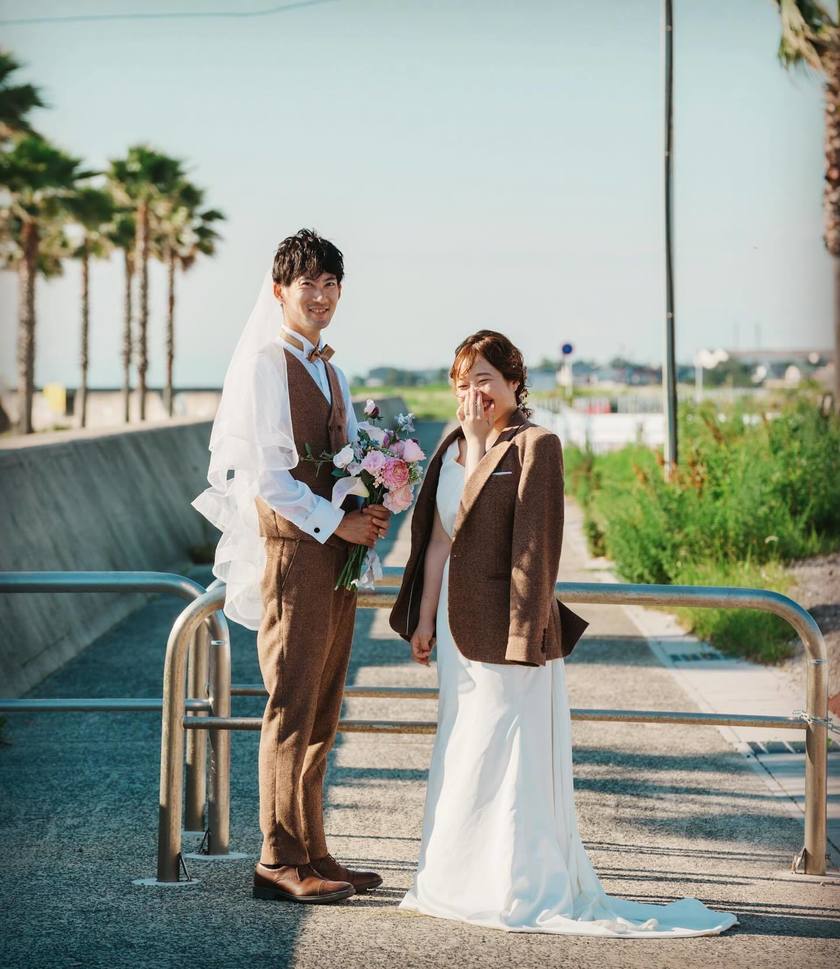 愛知で海岸沿いロケーションフォトを撮るなら♡東海地区最大級の人工海浜「常滑りんくうビーチ」がおすすめ＊にて紹介している画像