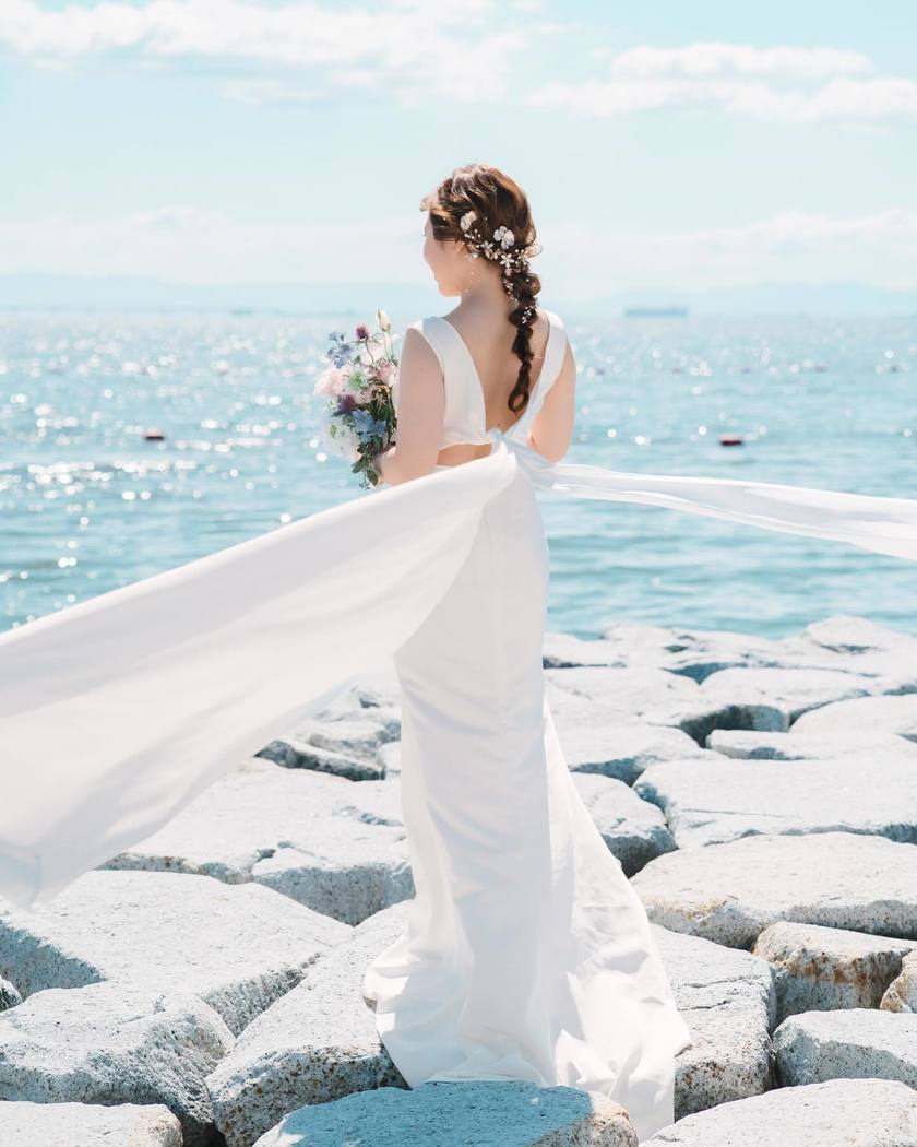 愛知で海岸沿いロケーションフォトを撮るなら♡東海地区最大級の人工海浜「常滑りんくうビーチ」がおすすめ＊にて紹介している画像