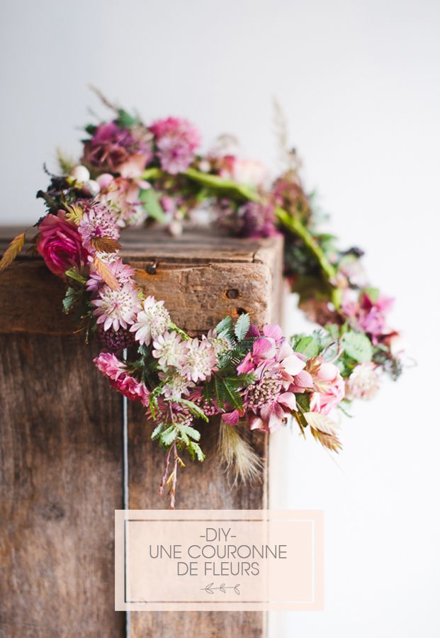 The Comeback of Flower Crowns for Brides-to-Be ♩ What Color Crown Suits You? ♡にて紹介している画像