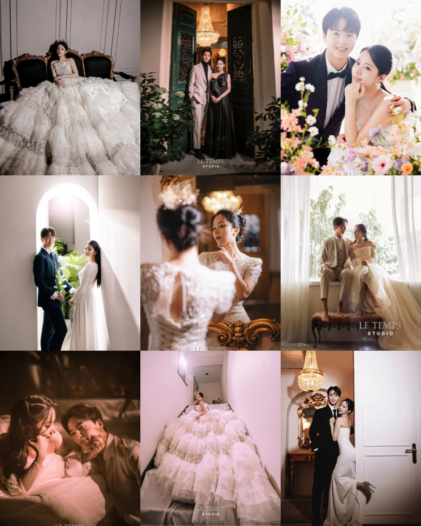 渡韓せずに韓国クオリティを♡数々の韓国クリエイター協力の元造り上げられた大阪のフォトスタジオ［Studio Le Temps］にて紹介している画像