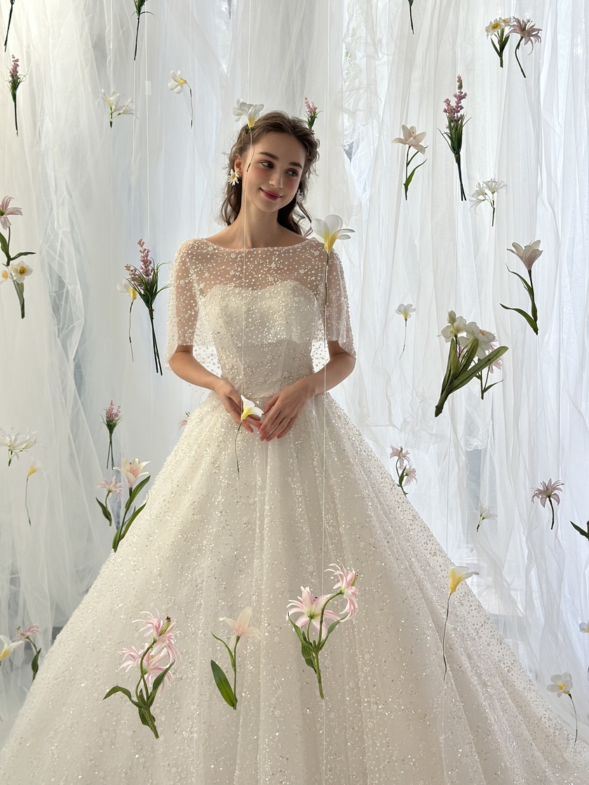 【4way】キヨコハタ×marryのコラボドレス🌸［ケープを楽しむドレス］の着用お写真まとめにて紹介している画像