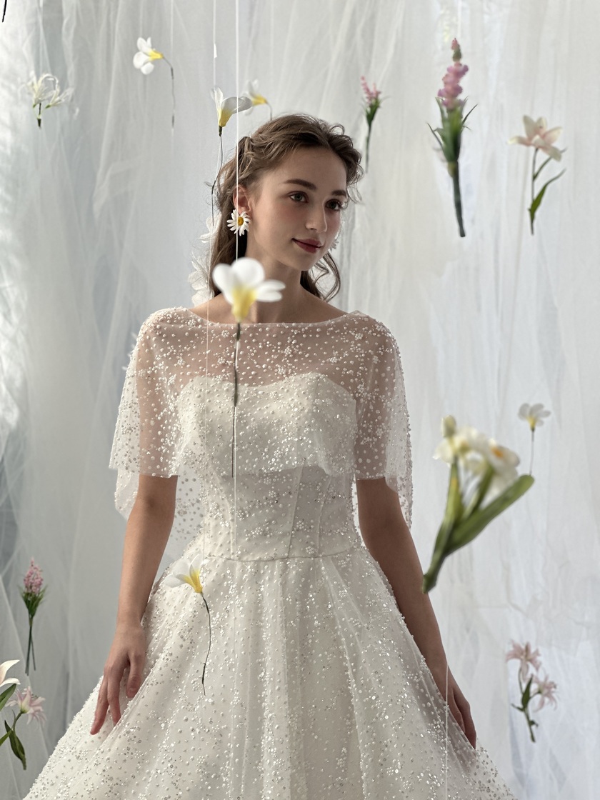 【4way】キヨコハタ×marryのコラボドレス🌸［ケープを楽しむドレス］の着用お写真まとめにて紹介している画像