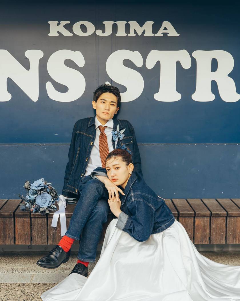 真似したい！2025年版最新デニム前撮りのおしゃれなお手本＆おすすめアイテム特集🩵💙にて紹介している画像