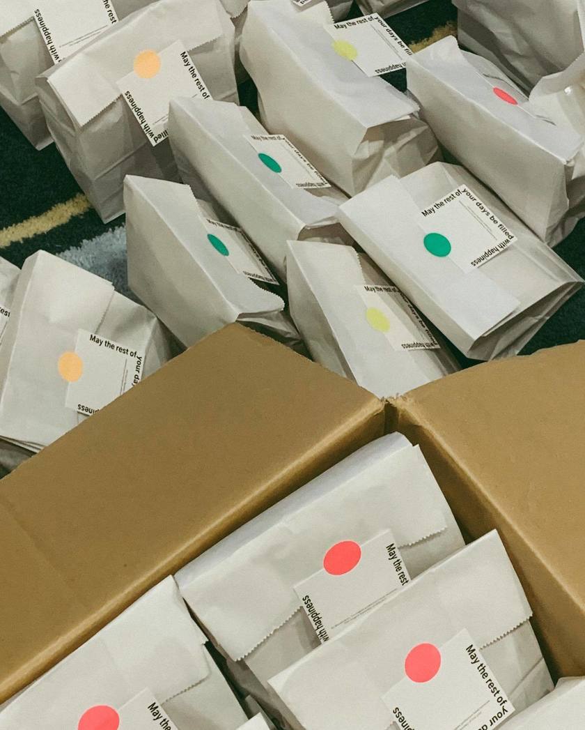 【商品リンクあり】袋入りで、ギフト感が増す*「プチギフトバッグ」が流行りそう!にて紹介している画像