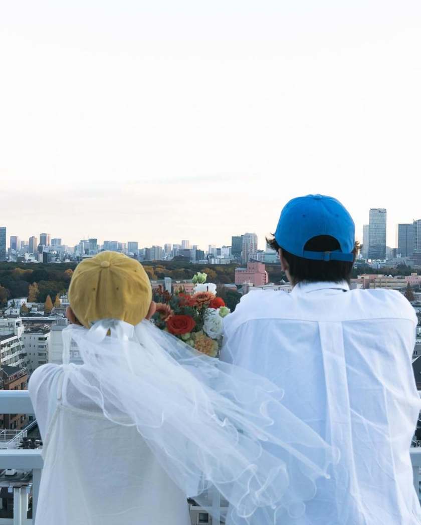 みんな可愛い♡令和5年。今どきカップルの入籍しましたフォト用コーデお手本11選にて紹介している画像