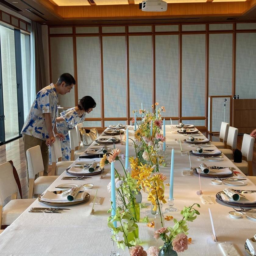 可愛いから真似したい♡先輩花嫁さん作・パール付きペーパーアイテムデザイン特集にて紹介している画像