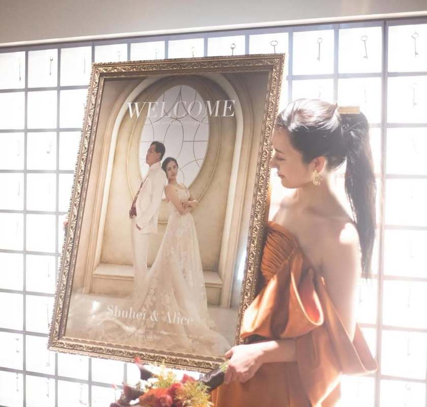 2025〜2026年に結婚式を挙げる花嫁さんへ♡写真メインのウェルカムボード最新お手本8選♡にて紹介している画像